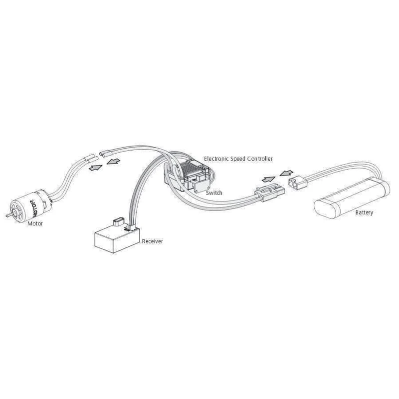 1pcs Original HobbyWing QuicRun 1060 60A Gebürsteter elektronischer Drehzahlregler ESC Für 1: 10 RC Car Waterproof