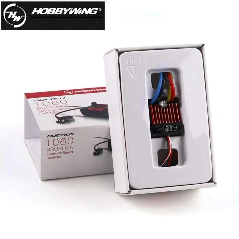 1pcs Original HobbyWing QuicRun 1060 60A Gebürsteter elektronischer Drehzahlregler ESC Für 1: 10 RC Car Waterproof