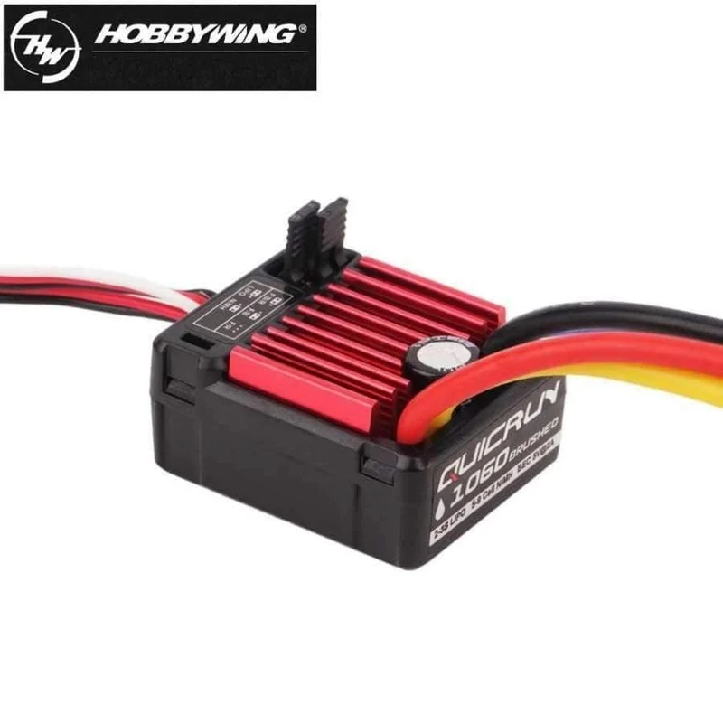 1pcs Original HobbyWing QuicRun 1060 60A Gebürsteter elektronischer Drehzahlregler ESC Für 1: 10 RC Car Waterproof