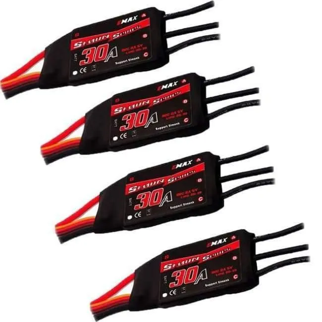 1PCS / 4PCS EMAX SimonK ESC 12A 20A 30A 40A 60A 80A BEC Regler Brushless ESC Für FPV RC UAV Quadcopter Frame Drone Kit