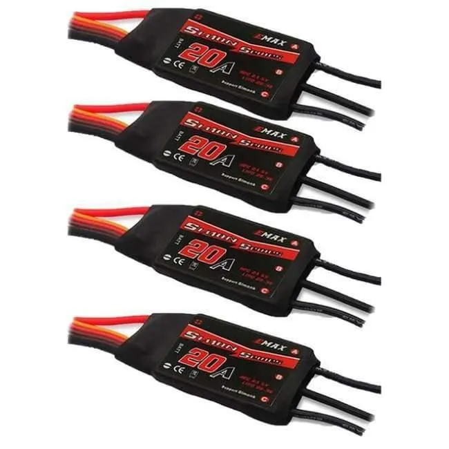1PCS / 4PCS EMAX SimonK ESC 12A 20A 30A 40A 60A 80A BEC Regler Brushless ESC Für FPV RC UAV Quadcopter Frame Drone Kit