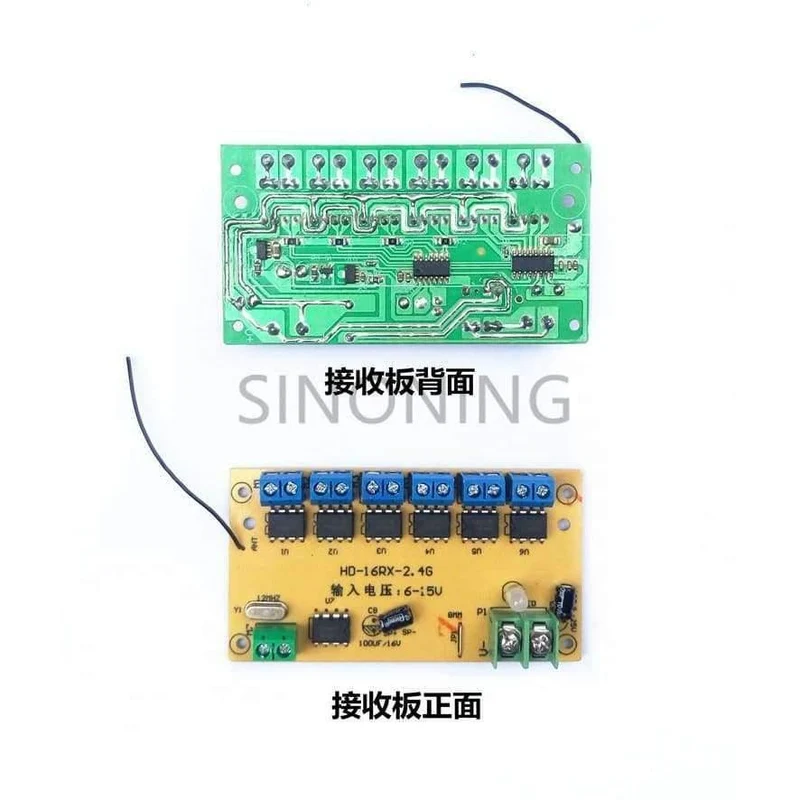 12 CH Hochleistungs 2.4G Fernbedienung und Empfänger Auto Schiff Tankbagger DIY 6-15v