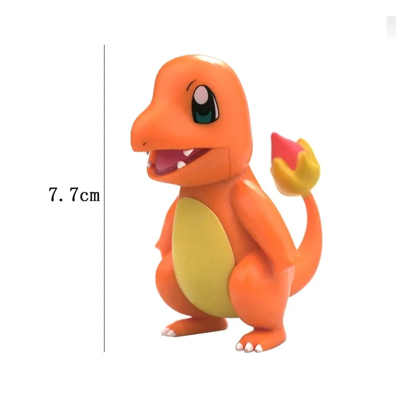 4 Stücke Pokemon Pikachu Anime Figur Spielzeug PVC Kuchen Auto Dekoration Ornamente Action Figur Für Kinder Geburtstag Weihnachtsgeschenke