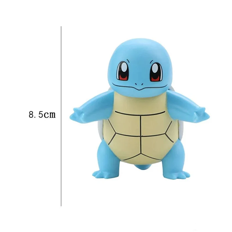 4 Stücke Pokemon Pikachu Anime Figur Spielzeug PVC Kuchen Auto Dekoration Ornamente Action Figur Für Kinder Geburtstag Weihnachtsgeschenke