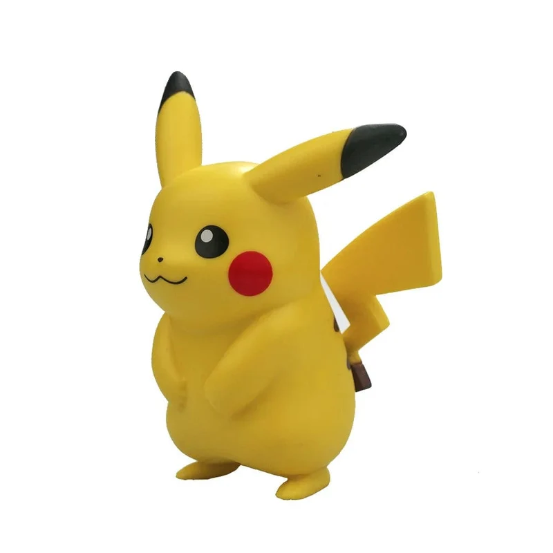 4 Stücke Pokemon Pikachu Anime Figur Spielzeug PVC Kuchen Auto Dekoration Ornamente Action Figur Für Kinder Geburtstag Weihnachtsgeschenke
