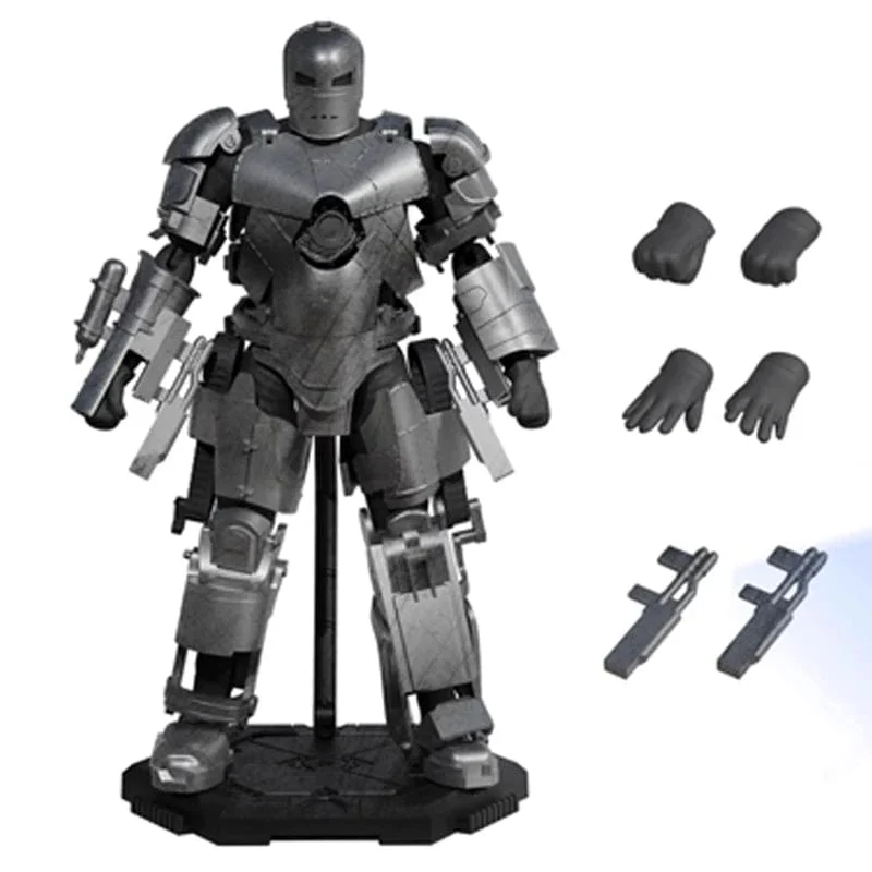 Fondjoy Original Iron Man 1/12 MK1 MK2 MK3 MK4 MK5 MK6 MK7 Zusammengebaute Marvel-Legenden Tony Stark Actionfigur Sammeln Spielzeug Geschenk
