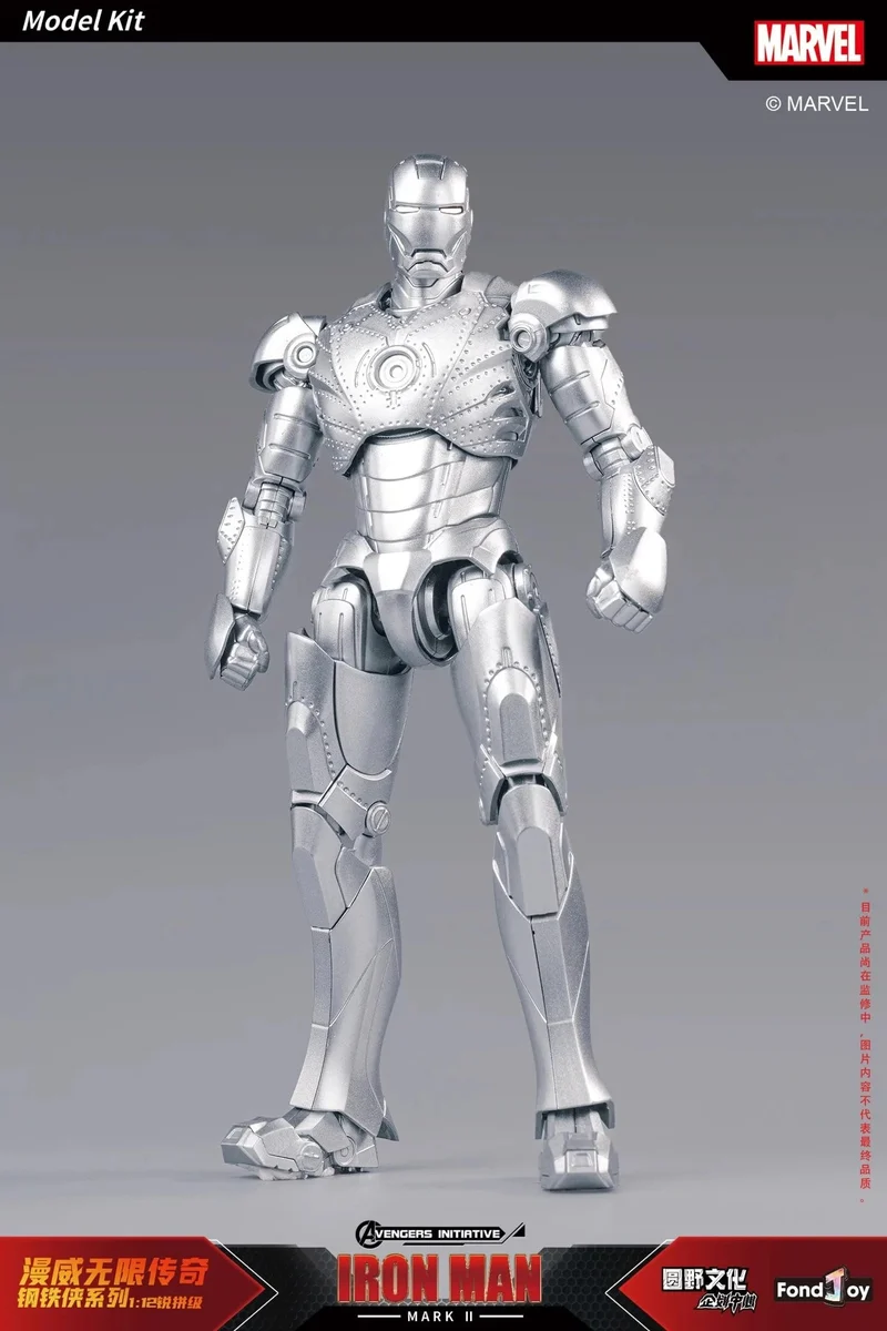 Fondjoy Original Iron Man 1/12 MK1 MK2 MK3 MK4 MK5 MK6 MK7 Zusammengebaute Marvel-Legenden Tony Stark Actionfigur Sammeln Spielzeug Geschenk