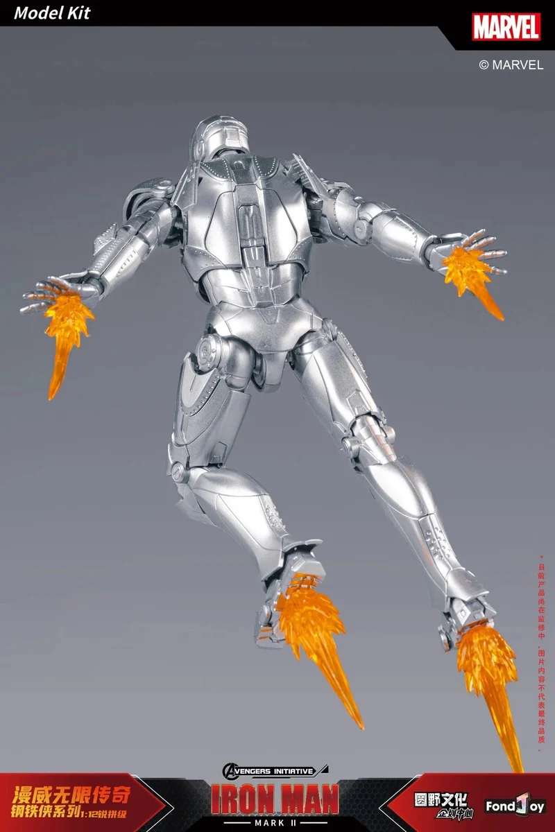 Fondjoy Original Iron Man 1/12 MK1 MK2 MK3 MK4 MK5 MK6 MK7 Zusammengebaute Marvel-Legenden Tony Stark Actionfigur Sammeln Spielzeug Geschenk
