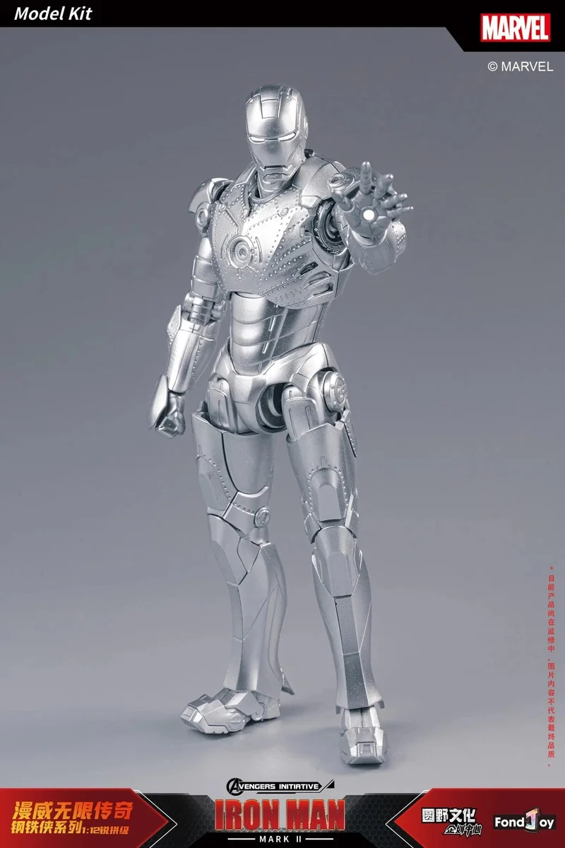 Fondjoy Original Iron Man 1/12 MK1 MK2 MK3 MK4 MK5 MK6 MK7 Zusammengebaute Marvel-Legenden Tony Stark Actionfigur Sammeln Spielzeug Geschenk