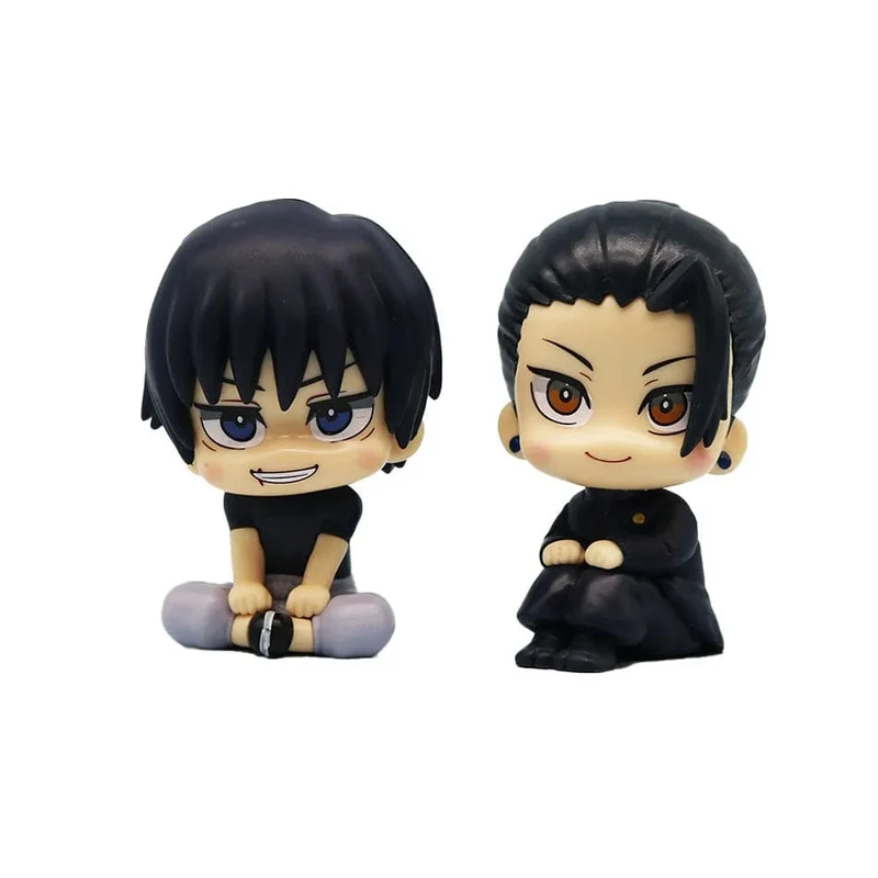 Neue 5 Teile/satz Jujutsu Kaisen Niedlich Yuji Itadori Gojo Satoru Q Ver. PVC Action-figuren Anime Abbildung Modell Spielzeug Sammlung Puppe Geschenk