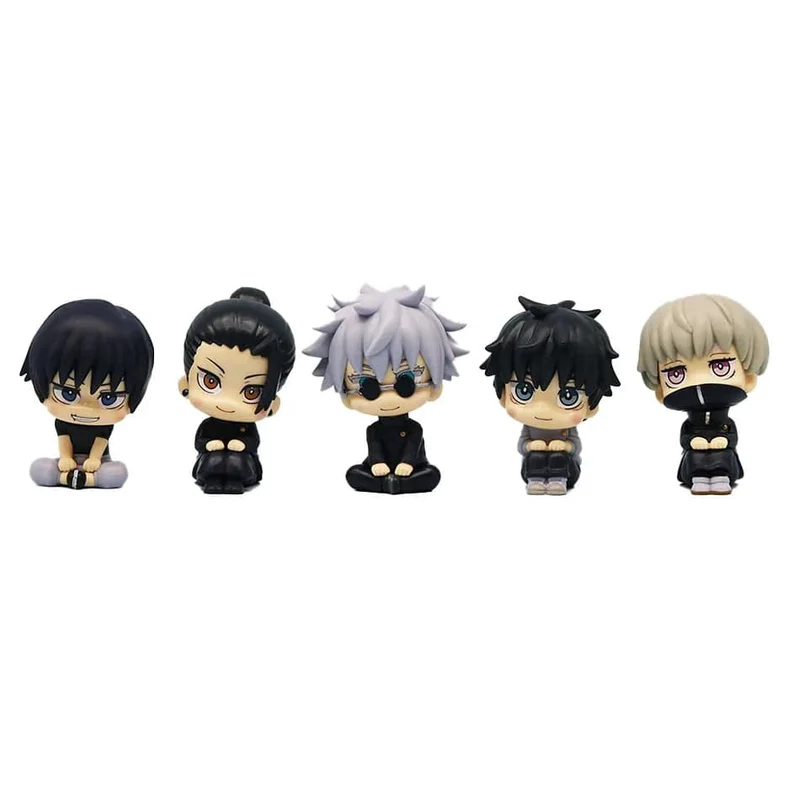 Neue 5 Teile/satz Jujutsu Kaisen Niedlich Yuji Itadori Gojo Satoru Q Ver. PVC Action-figuren Anime Abbildung Modell Spielzeug Sammlung Puppe Geschenk