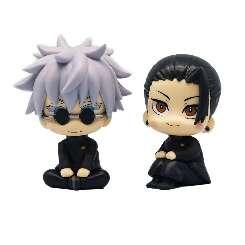 Neue 5 Teile/satz Jujutsu Kaisen Niedlich Yuji Itadori Gojo Satoru Q Ver. PVC Action-figuren Anime Abbildung Modell Spielzeug Sammlung Puppe Geschenk