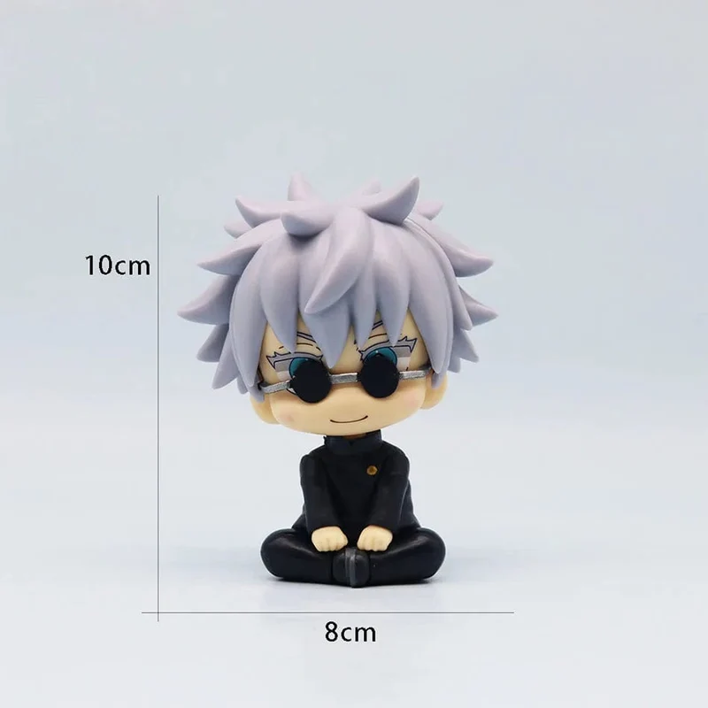 Neue 5 Teile/satz Jujutsu Kaisen Niedlich Yuji Itadori Gojo Satoru Q Ver. PVC Action-figuren Anime Abbildung Modell Spielzeug Sammlung Puppe Geschenk