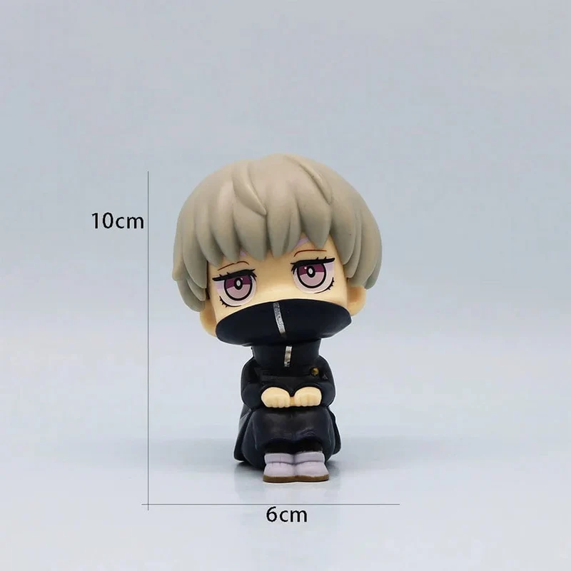 Neue 5 Teile/satz Jujutsu Kaisen Niedlich Yuji Itadori Gojo Satoru Q Ver. PVC Action-figuren Anime Abbildung Modell Spielzeug Sammlung Puppe Geschenk