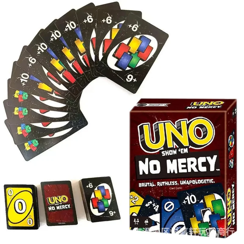 Neu UNO No Mercy Passenden Uno Kartenspiel Dragon Ball Z Multiplayer Familie Party Brettspiel Lustige Freunde Unterhaltung