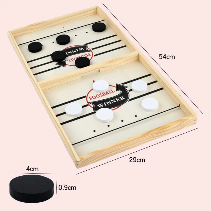 Tischhockey Tempo Sling Puck Brettspiel Fast Sling Puck Winner Party Spiel Erwachsene Kind Familienspiel Desktop Battle Brettspiel