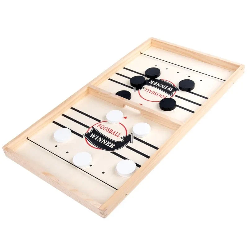 Tischhockey Tempo Sling Puck Brettspiel Fast Sling Puck Winner Party Spiel Erwachsene Kind Familienspiel Desktop Battle Brettspiel