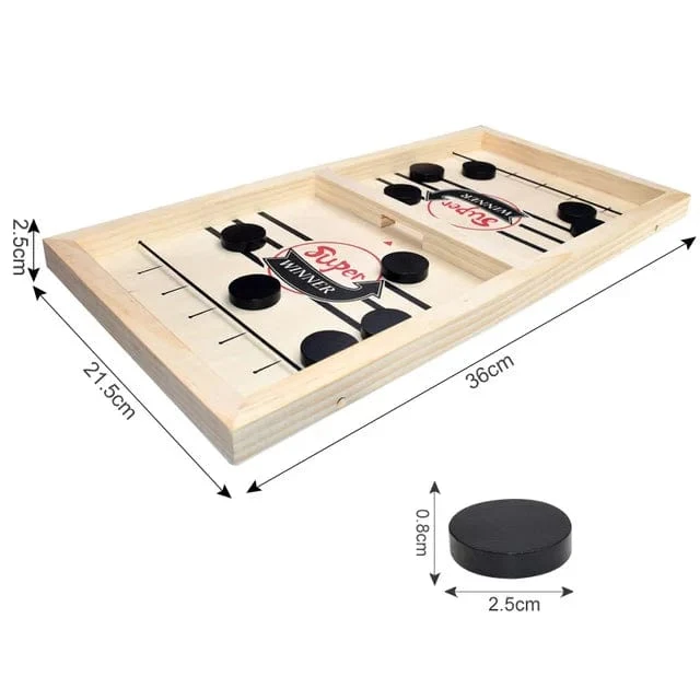 Tischhockey Tempo Sling Puck Brettspiel Fast Sling Puck Winner Party Spiel Erwachsene Kind Familienspiel Desktop Battle Brettspiel