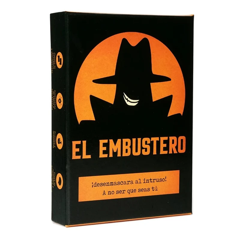 El Embustero ¿Conseguirás desenmascararlo? ¡Faroles, Creatividad, Juegos de Palabras y sospechas! Tischspiel Kartenspiel Familie g