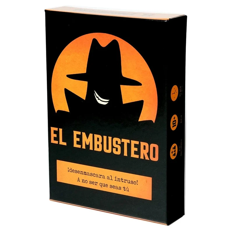 El Embustero ¿Conseguirás desenmascararlo? ¡Faroles, Creatividad, Juegos de Palabras y sospechas! Tischspiel Kartenspiel Familie g