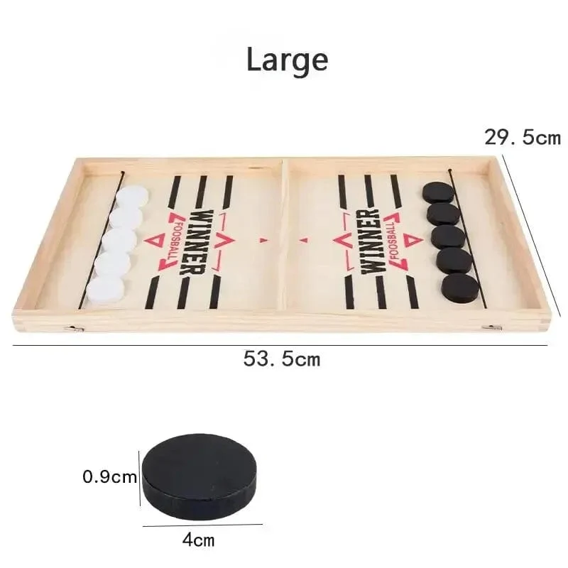 Tischhockey Tempo Sling Puck Brettspiel Fast Sling Puck Winner Party Spiel Erwachsene Kind Familienspiel Desktop Battle Brettspiel