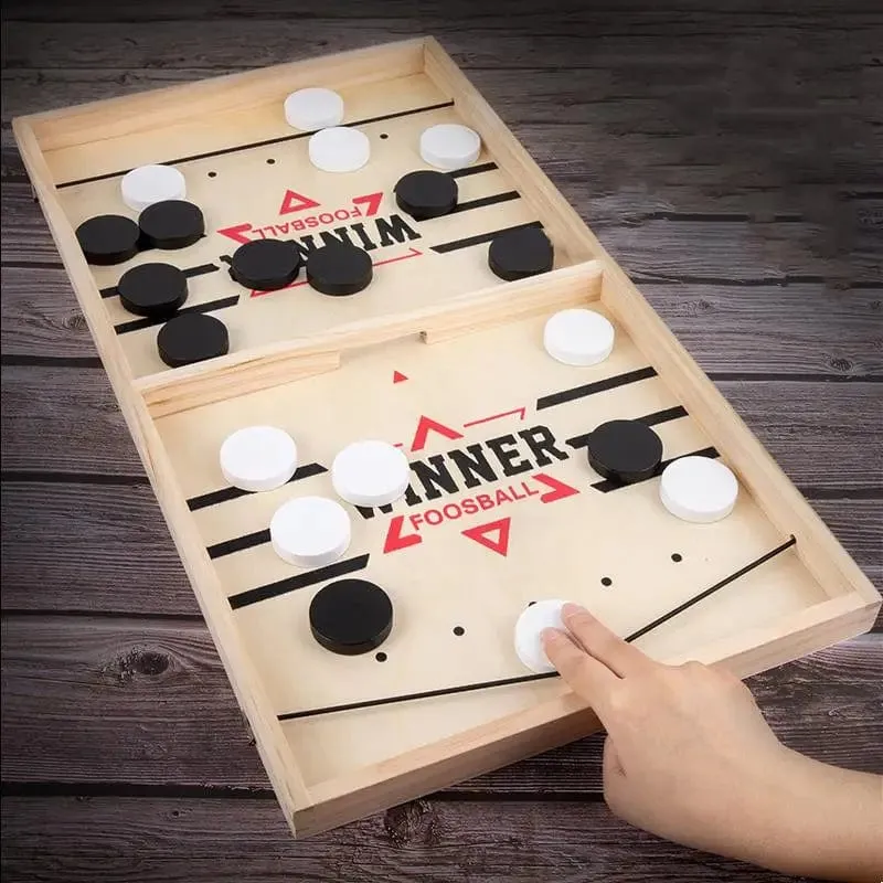 Tischhockey Tempo Sling Puck Brettspiel Fast Sling Puck Winner Party Spiel Erwachsene Kind Familienspiel Desktop Battle Brettspiel