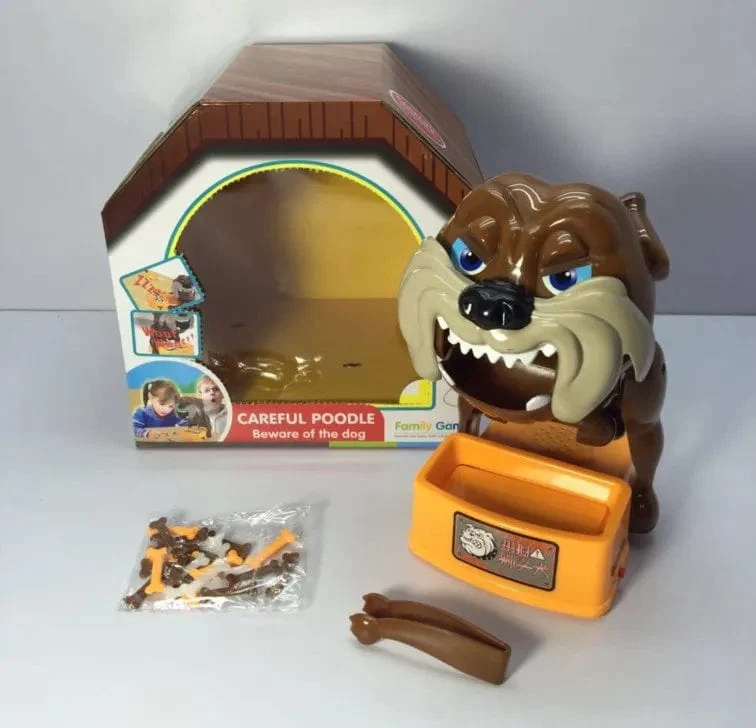 Lustiges, heikles Spielzeug, böser Hund, Kauknochen, Action-Spiele, beißender Weckhund, interaktives Spielzeug für Eltern, Party, Familienspiel, Kinder, Weihnachtsgeschenk