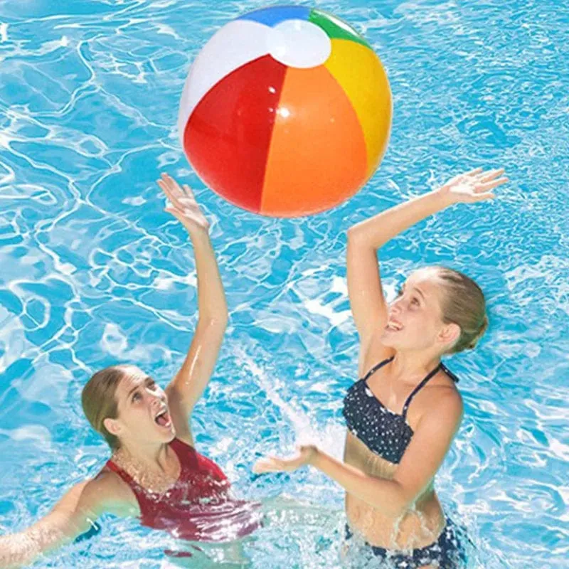 3 Stück aufblasbarer Wasserball, bunte Luftballons, für Schwimmbadpartys, Wasserspiel, Strandsportball, lustiges Spielzeug für Kinder