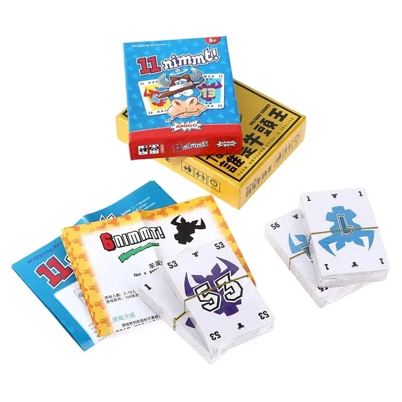 Nimm 6 Nimmt Brettspiel 2-10 Spieler Lustiges Geschenk für Party Familienkartenspiele