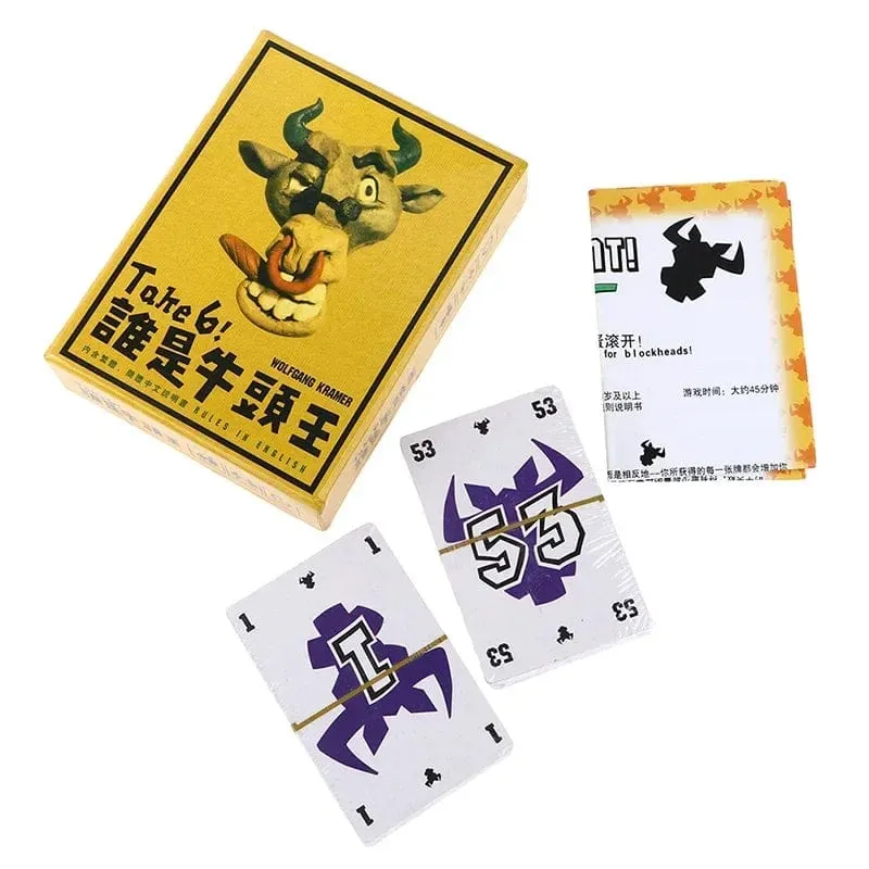 Nimm 6 Nimmt Brettspiel 2-10 Spieler Lustiges Geschenk für Party Familienkartenspiele
