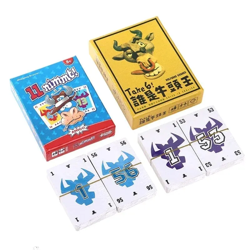 Nimm 6 Nimmt Brettspiel 2-10 Spieler Lustiges Geschenk für Party Familienkartenspiele
