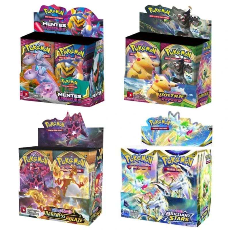 Zufällige 40/80 PCS Pokemon Karten Deck Box Pikachu Englisch Party Spiele Tabletop Matchmaking Karten Set Pokemon Karten' Album Kinder Spielzeug