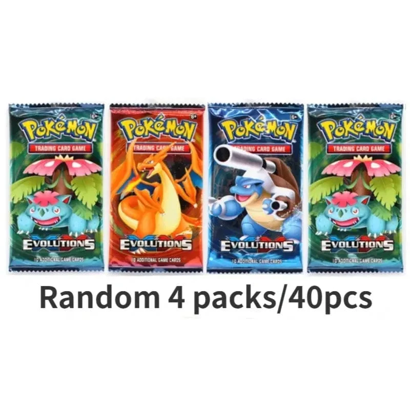 Zufällige 40/80 PCS Pokemon Karten Deck Box Pikachu Englisch Party Spiele Tabletop Matchmaking Karten Set Pokemon Karten' Album Kinder Spielzeug