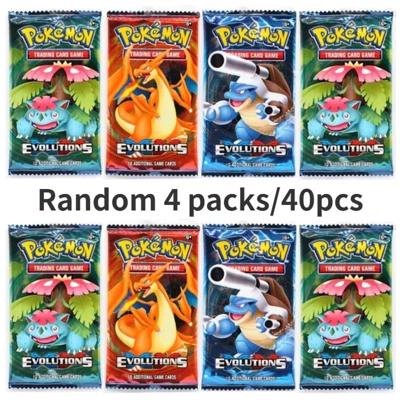 Zufällige 40/80 PCS Pokemon Karten Deck Box Pikachu Englisch Party Spiele Tabletop Matchmaking Karten Set Pokemon Karten' Album Kinder Spielzeug