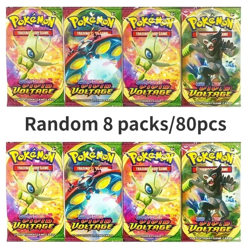 Zufällige 40/80 PCS Pokemon Karten Deck Box Pikachu Englisch Party Spiele Tabletop Matchmaking Karten Set Pokemon Karten' Album Kinder Spielzeug