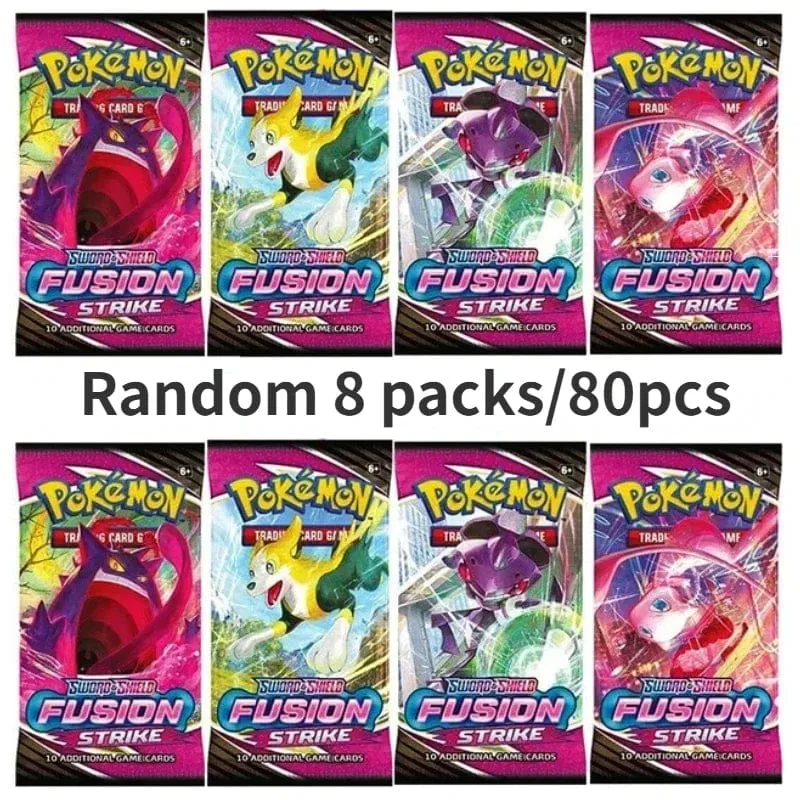 Zufällige 40/80 PCS Pokemon Karten Deck Box Pikachu Englisch Party Spiele Tabletop Matchmaking Karten Set Pokemon Karten' Album Kinder Spielzeug