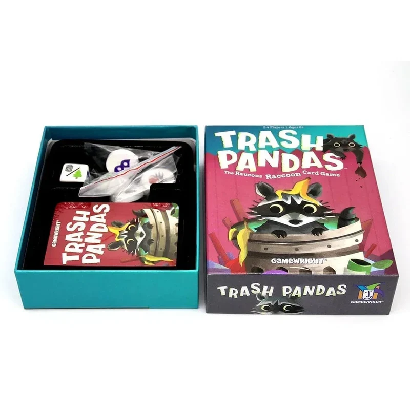 Trash Pandas Brettspiel Party Familienstrategiespiel Interessante Kartenspiele (englische Version)