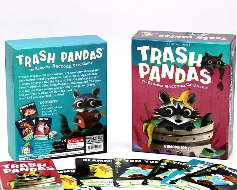 Trash Pandas Brettspiel Party Familienstrategiespiel Interessante Kartenspiele (englische Version)