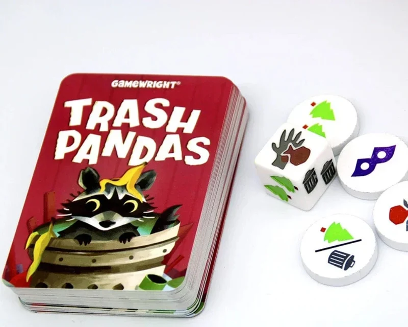 Trash Pandas Brettspiel Party Familienstrategiespiel Interessante Kartenspiele (englische Version)