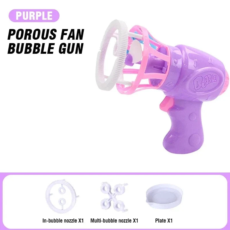 2-in-1-Seifenblasenmaschine, Seifenblasenpistole, kreatives Seifenblasenspielzeug, Gebläsemaschine, Partyspiele für draußen, Spielzeug für Kinder, Jungen und Mädchen