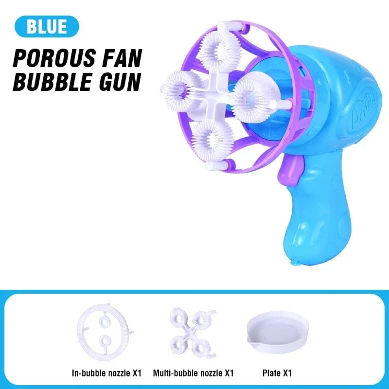 2-in-1-Seifenblasenmaschine, Seifenblasenpistole, kreatives Seifenblasenspielzeug, Gebläsemaschine, Partyspiele für draußen, Spielzeug für Kinder, Jungen und Mädchen