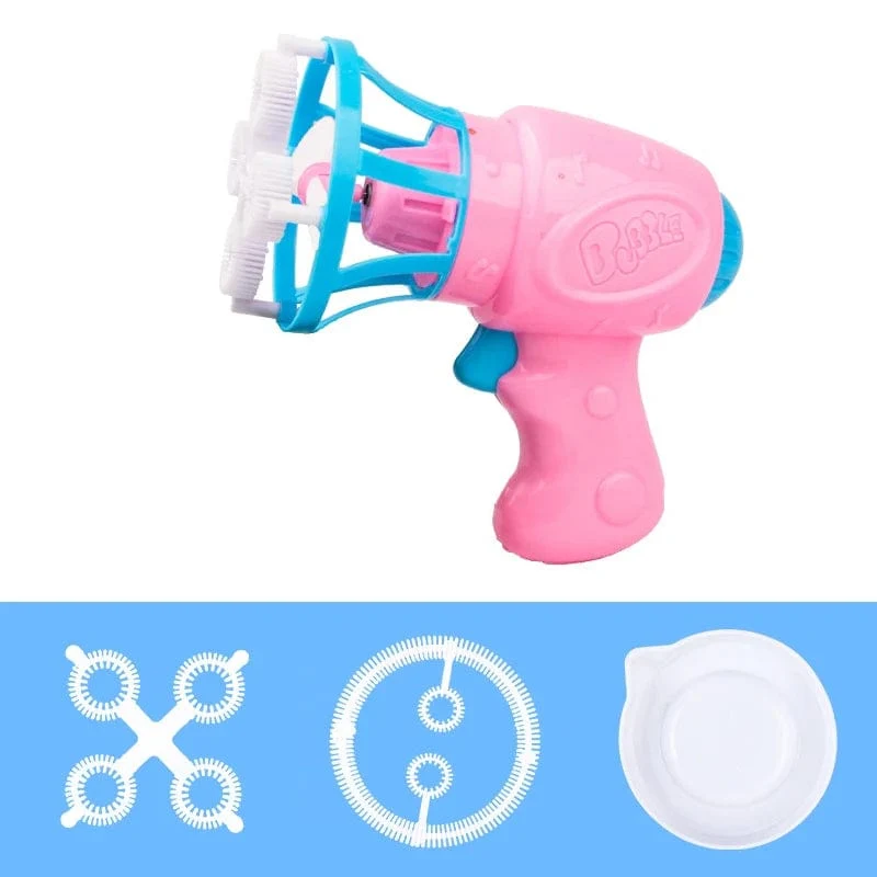2-in-1-Seifenblasenmaschine, Seifenblasenpistole, kreatives Seifenblasenspielzeug, Gebläsemaschine, Partyspiele für draußen, Spielzeug für Kinder, Jungen und Mädchen
