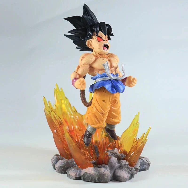 Son Goku Super Saiyajin Figur Anime Dragon Ball GT Goku DBZ Actionfigur Modell Geschenke Sammlerfiguren für Kinder Haltung