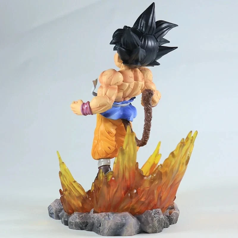 Son Goku Super Saiyajin Figur Anime Dragon Ball GT Goku DBZ Actionfigur Modell Geschenke Sammlerfiguren für Kinder Haltung