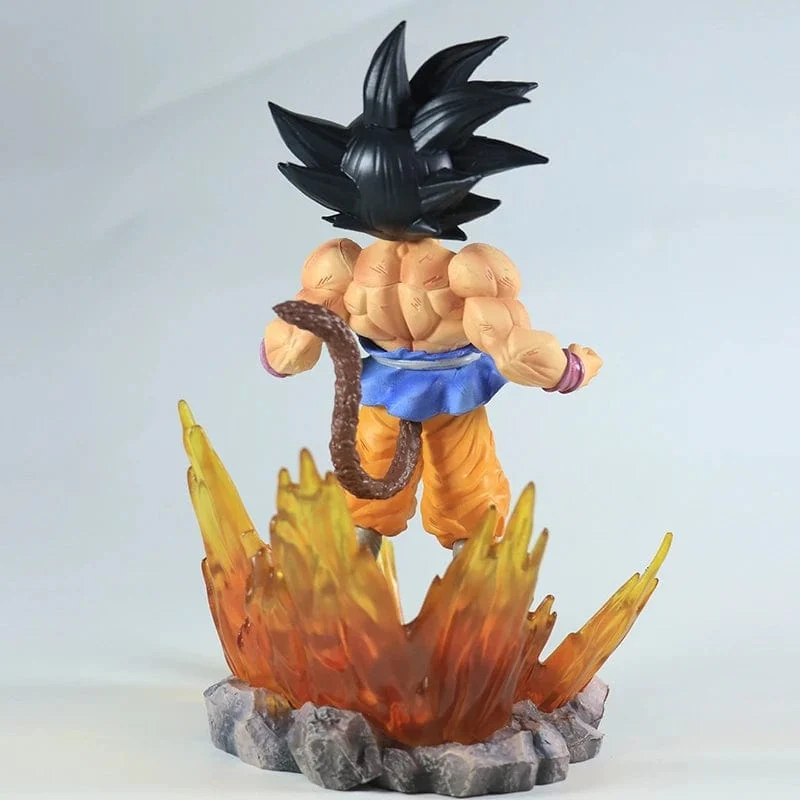 Son Goku Super Saiyajin Figur Anime Dragon Ball GT Goku DBZ Actionfigur Modell Geschenke Sammlerfiguren für Kinder Haltung