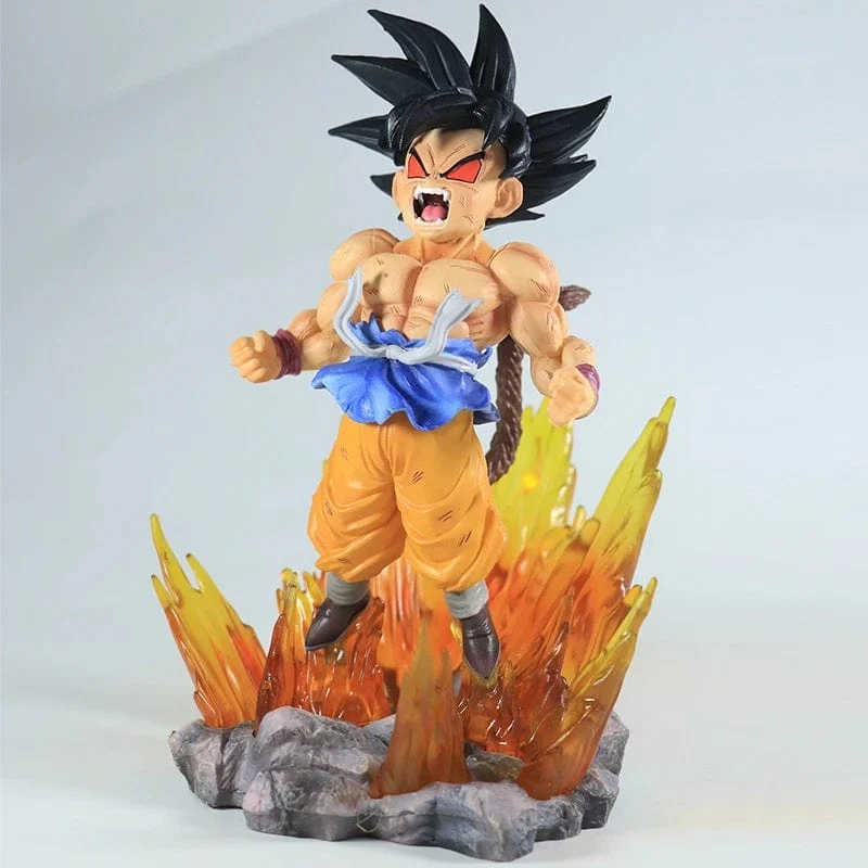 Son Goku Super Saiyajin Figur Anime Dragon Ball GT Goku DBZ Actionfigur Modell Geschenke Sammlerfiguren für Kinder Haltung