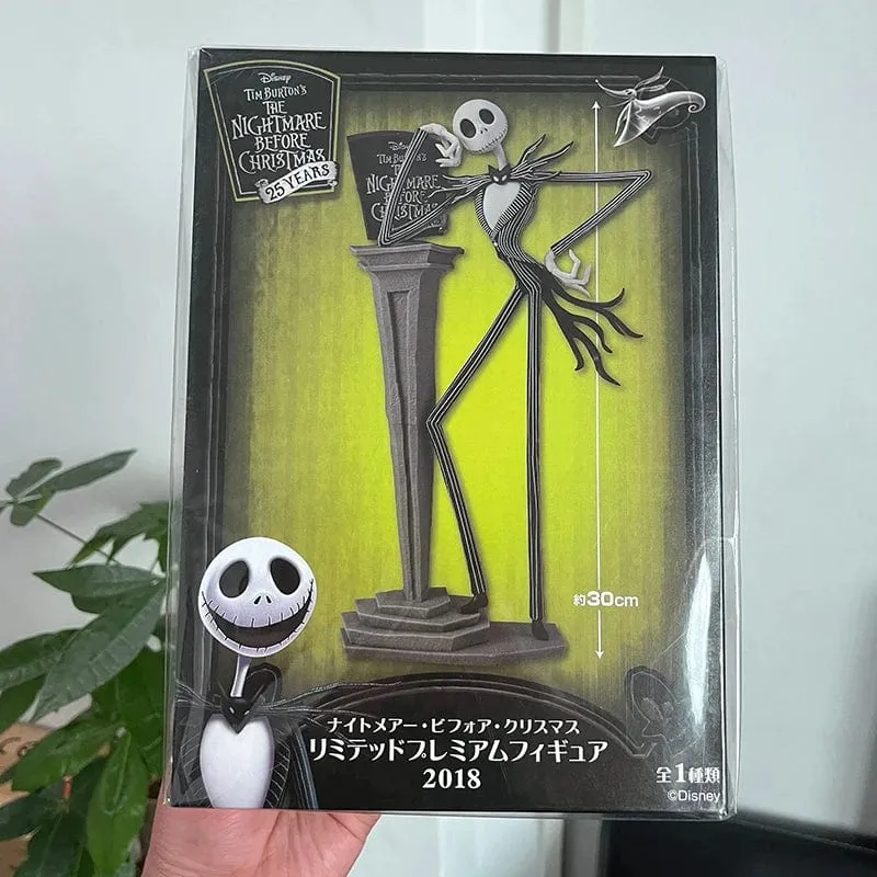 Der Albtraum vor Weihnachten Jack Skellington Actionfigur 12 Gesichter Jack Jack Chair Sonderversion Modell Spielzeug Hallowen Geschenk