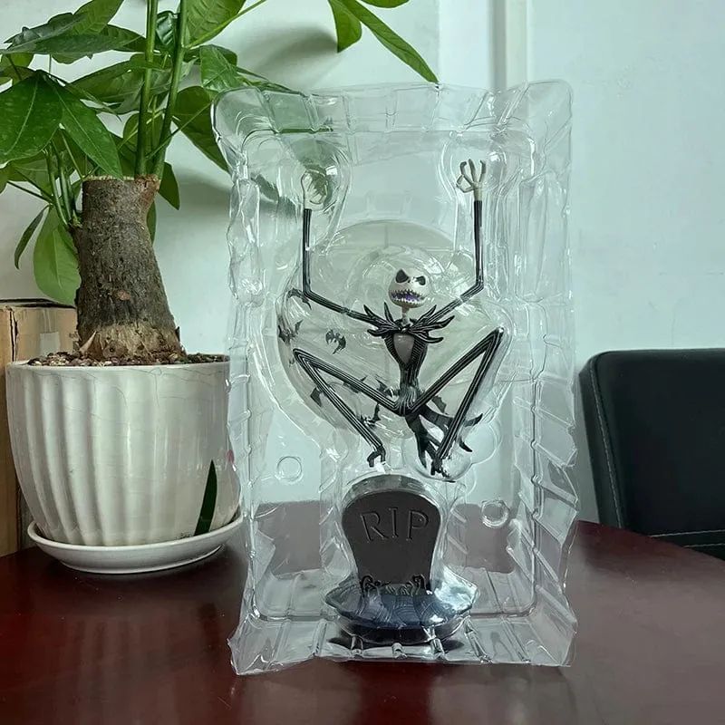 Der Albtraum vor Weihnachten Jack Skellington Actionfigur 12 Gesichter Jack Jack Chair Sonderversion Modell Spielzeug Hallowen Geschenk