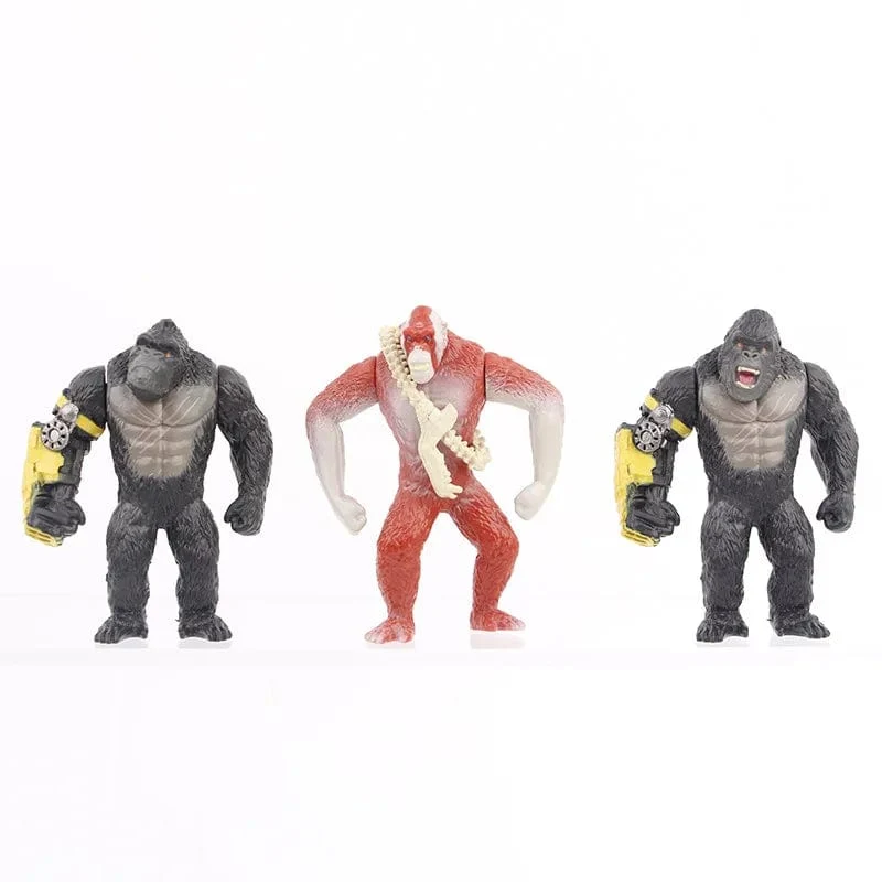 6 Teile/paket Godzilla VS King Kong 2 Neue Reich Action Figur Neue Ankunft Monster Modell Gojira Ornamente Puppe