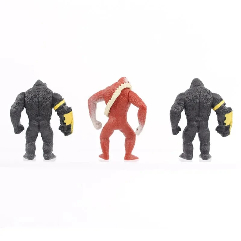 6 Teile/paket Godzilla VS King Kong 2 Neue Reich Action Figur Neue Ankunft Monster Modell Gojira Ornamente Puppe